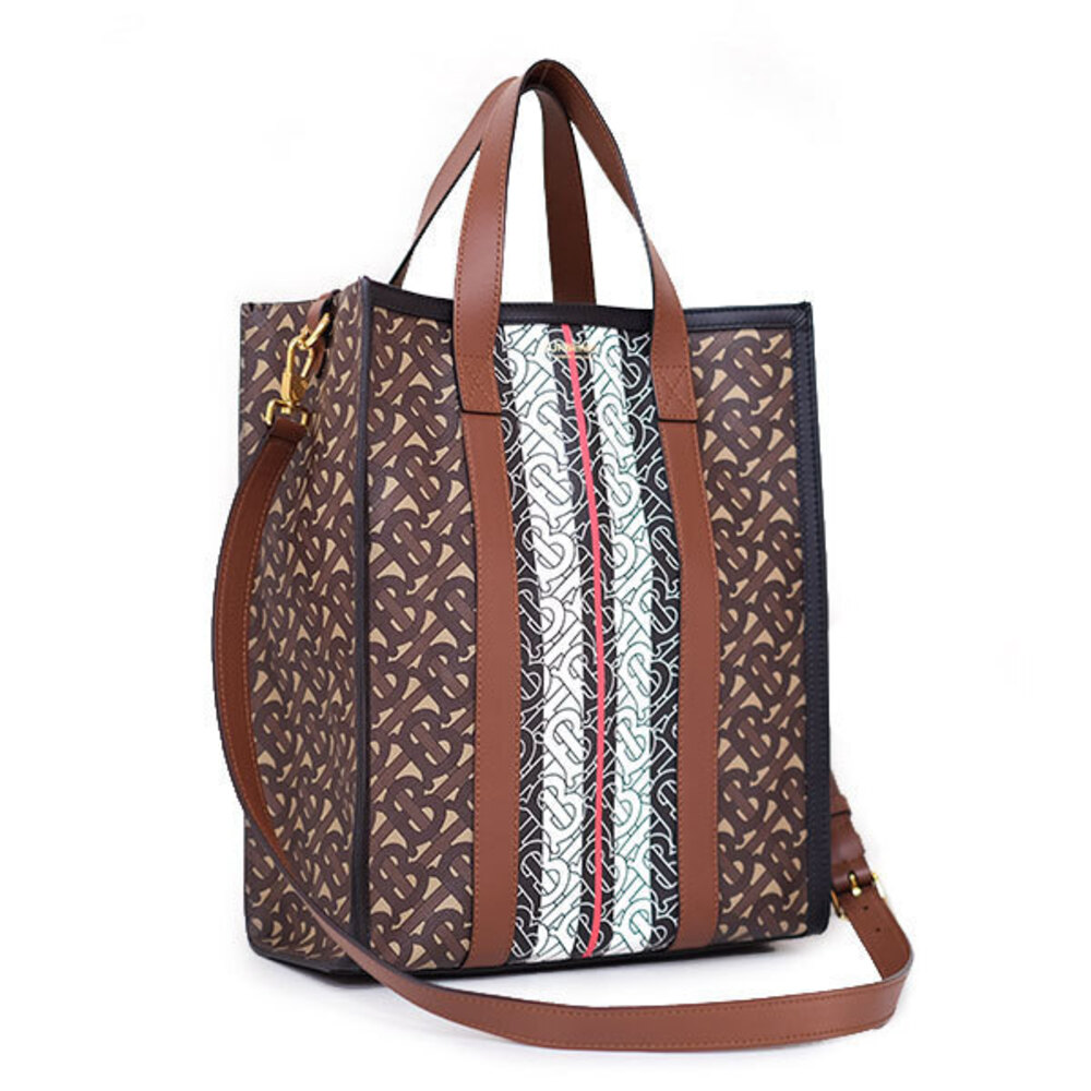 Burberry Tote Bag Monogram Stripe Portrait